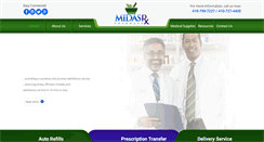 Desktop Screenshot of midasrxpharmacy.com